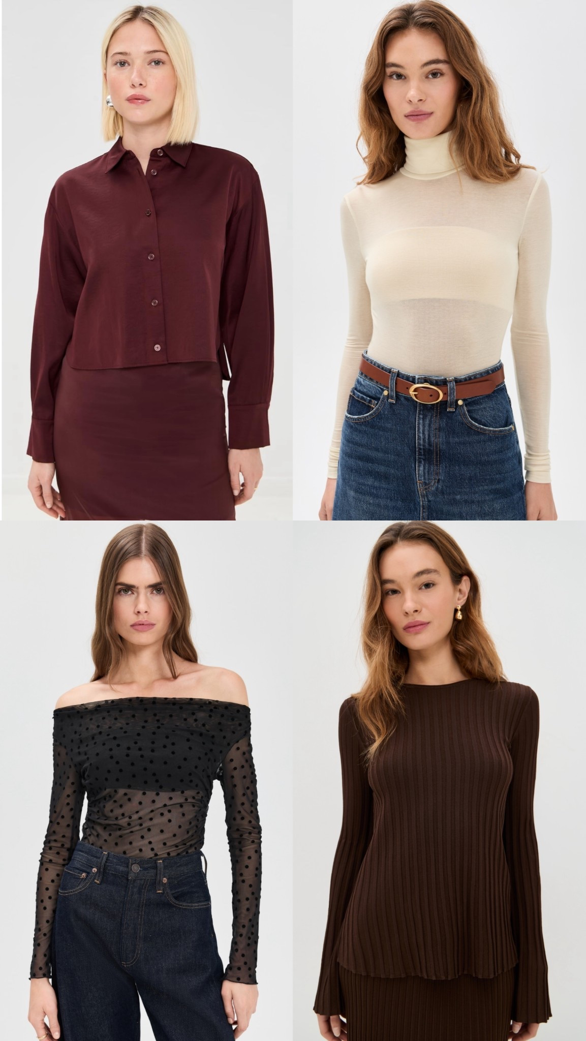 Shopbop Black Friday Sale
Tops 
Use Code: HOLIDAY

#LTKHoliday #LTKCyberWeek #LTKSeasonal