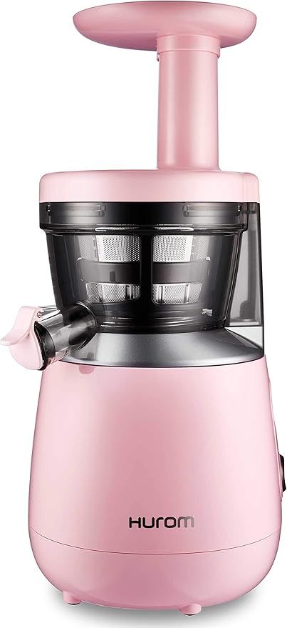 Hurom HP Renewed Slow Juicer - Pink | High Yield | Quiet 150 Watt Motor | BPA Free | 350ml (11.8o... | Amazon (US)