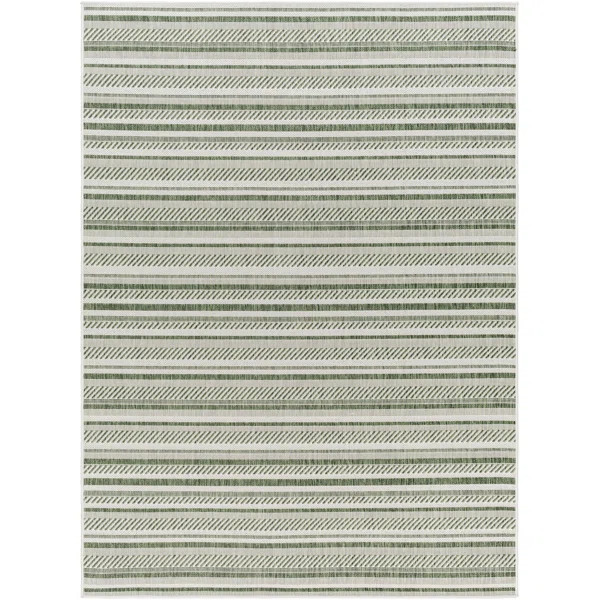 Granby Machine Woven Indoor/Outdoor Striped Area Rug | Wayfair North America
