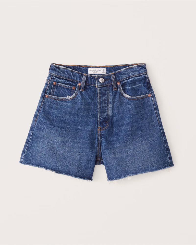 High Rise Dad Shorts | Abercrombie & Fitch (US)