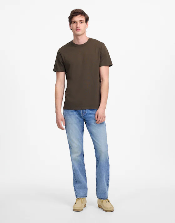 Garment-Dyed Allday Crewneck Tee | Madewell | Madewell