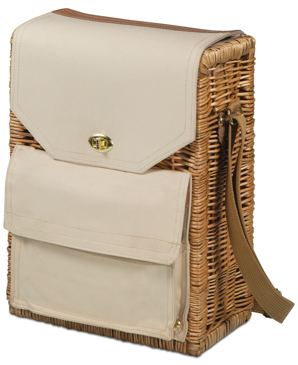 Picnic Time Corsica Wine & Cheese Picnic Basket - Brown | Macy's