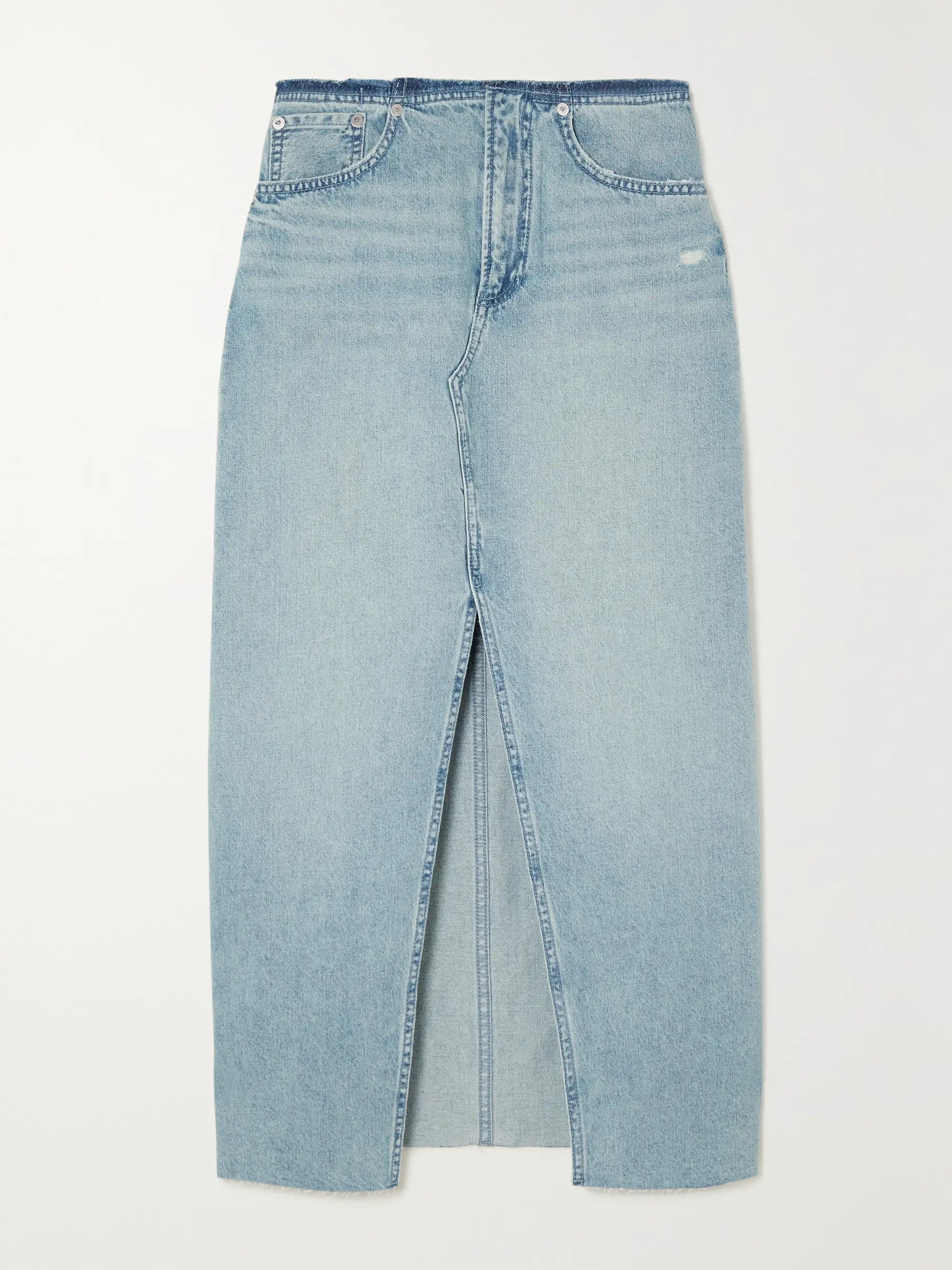 Clara denim midi skirt | NET-A-PORTER APAC