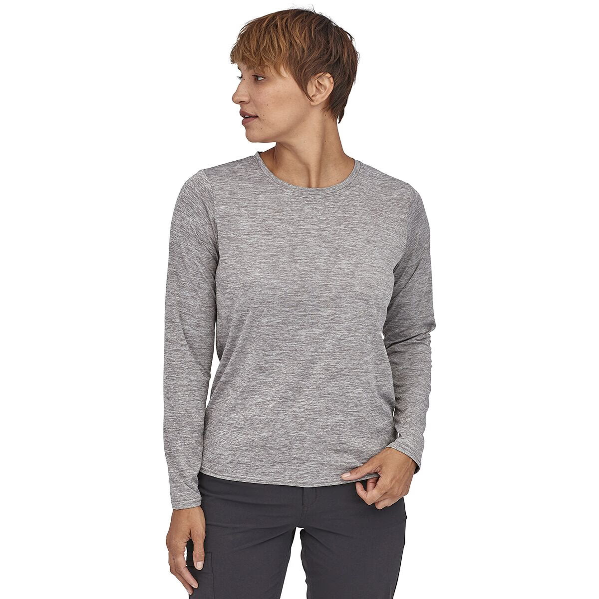 Patagonia Capilene Cool Daily Long-Sleeve Shirt - Women's Feather Grey, XS | Backcountry