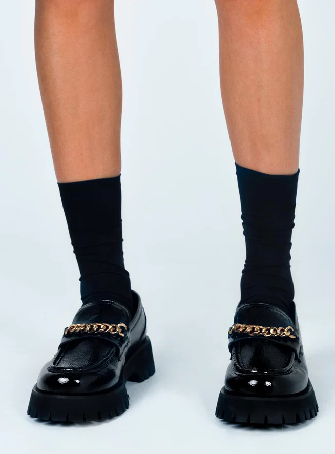 Unchained Patent Loafers | Princess Polly US