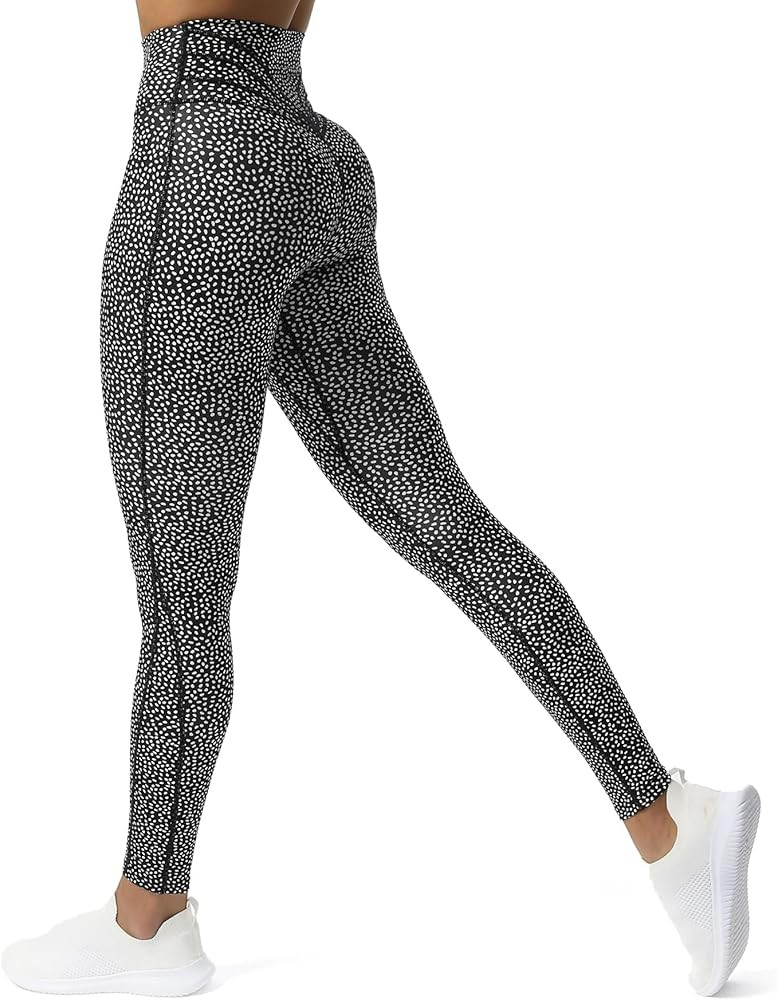 Aoxjox High Waisted Workout Leggings for Women Trinity Yoga Pants 26.5" | Amazon (US)