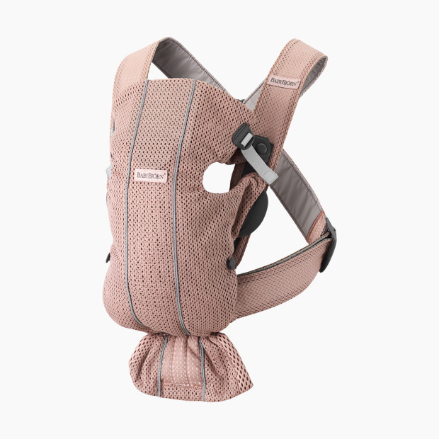 Babybjörn Baby Carrier Mini Mesh in Dusty Pink | 100% Polyester | Babylist