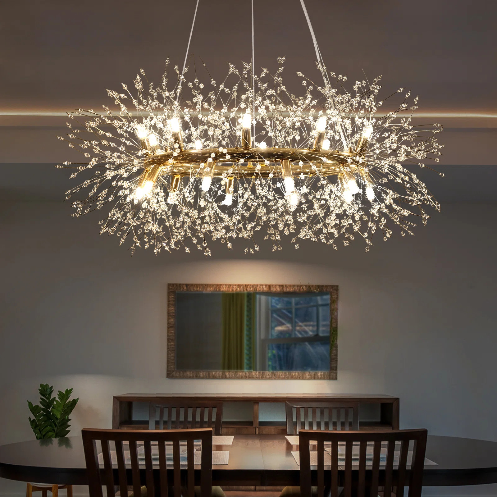 Geetika Dimmable Wagon Wheel Chandelier | Wayfair North America