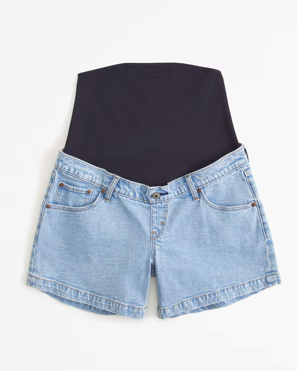 Maternity High Rise Dad Short | Abercrombie & Fitch (US)