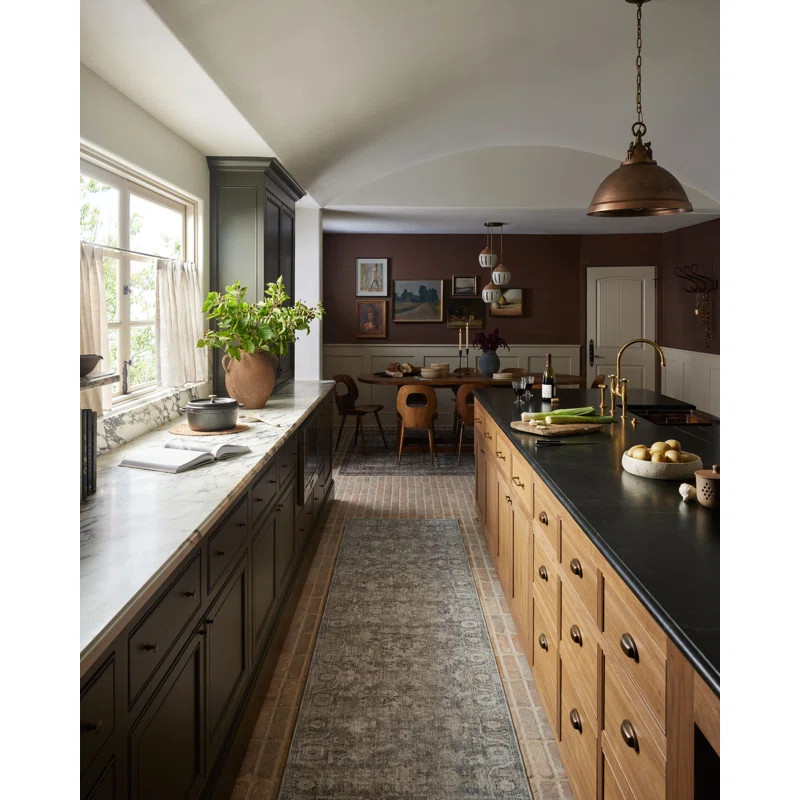 Amber Lewis x Loloi Honora Slate / Beige Area Rug | Wayfair North America