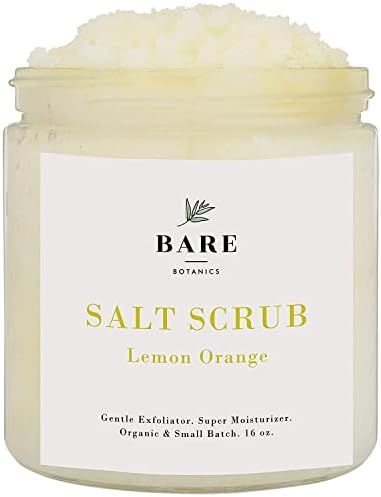 Bare Botanics Natural Body Scrub (Lemon Orange) – Gentle Exfoliator & Super Moisturizer | Inclu... | Amazon (US)
