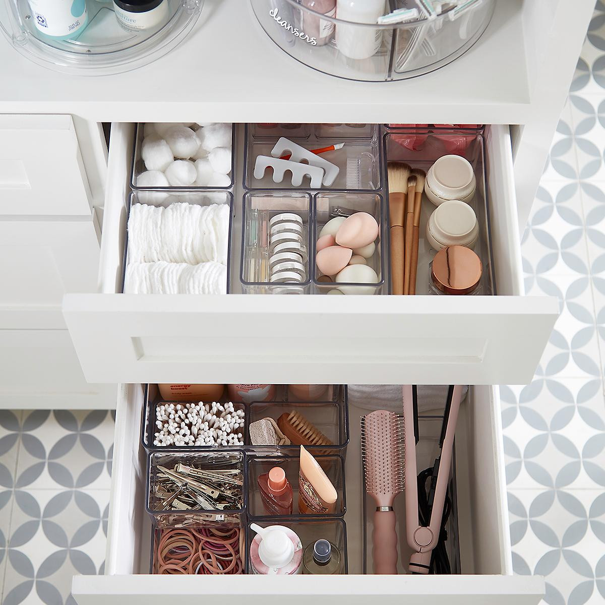 THE HOME EDIT Tall Bin Organizer Clear | The Container Store