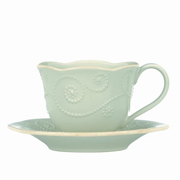 Lenox French Perle Teacup & Saucer | Wayfair North America
