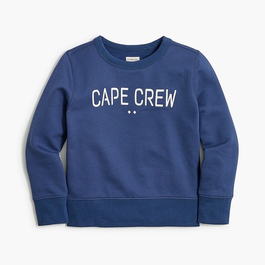 Boys' long-sleeve "cape crew" crewneckItem BF617 
 
 
 
 
 There are no reviews for this product.... | J.Crew Factory