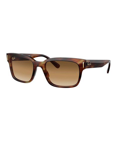 Havana & Brown Gradient Jeffrey Square Sunglasses - Men | Zulily