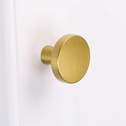 goldenwarm Brushed Brass Cabinet Knobs Solid Gold Dresser Knobs - LS5310YW Modern Drawer Knobs Kitch | Amazon (US)