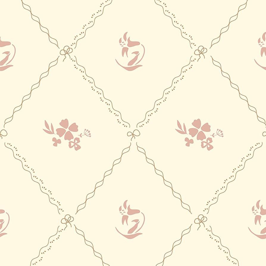 GloryTik Vintage Floral Wallpaper Peel and Stick, Removable Beige Flowers Contact Paper, Self Adh... | Amazon (US)