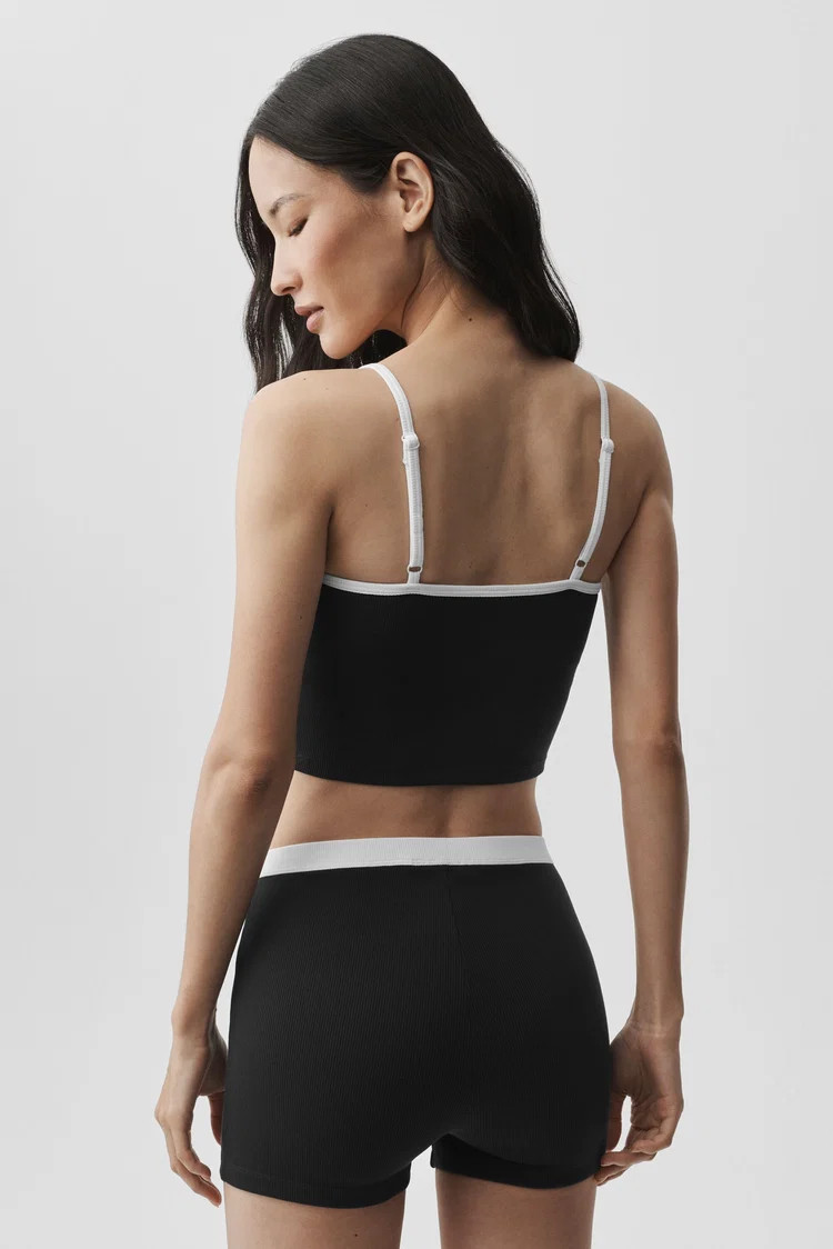 Goddess Ribbed First Pick Bra Tank | Alo Yoga
