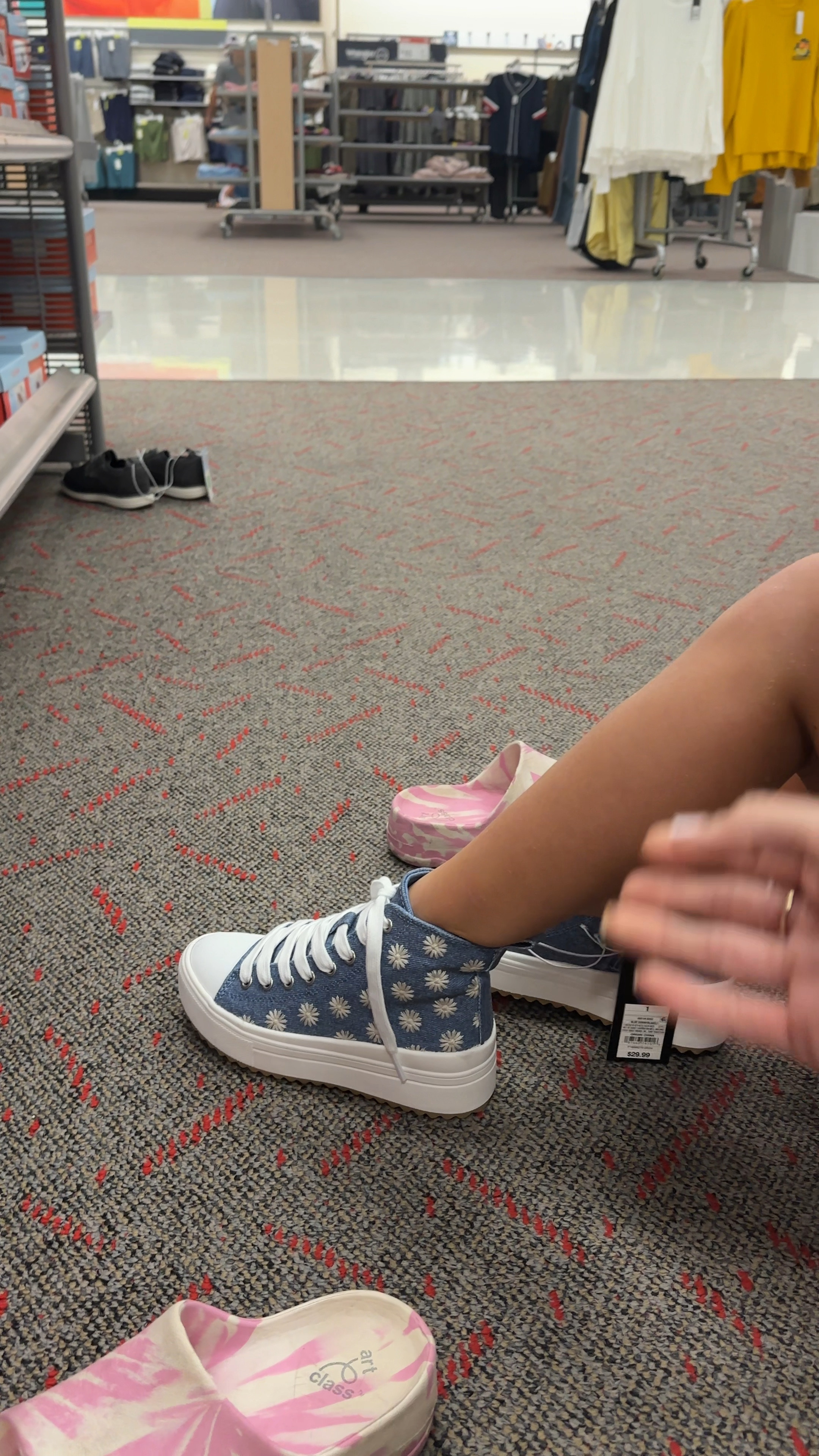Found the cutest sneakers while back to school shopping at target with my little girl!! These will be perfect for her first day of school outfit! 

Kids shoes. Kids sneakers. Target shoes. High top sneakers. Daisy sneakers. Lace up high top tennis shoes.

#LTKBacktoSchool #LTKKids #LTKFamily