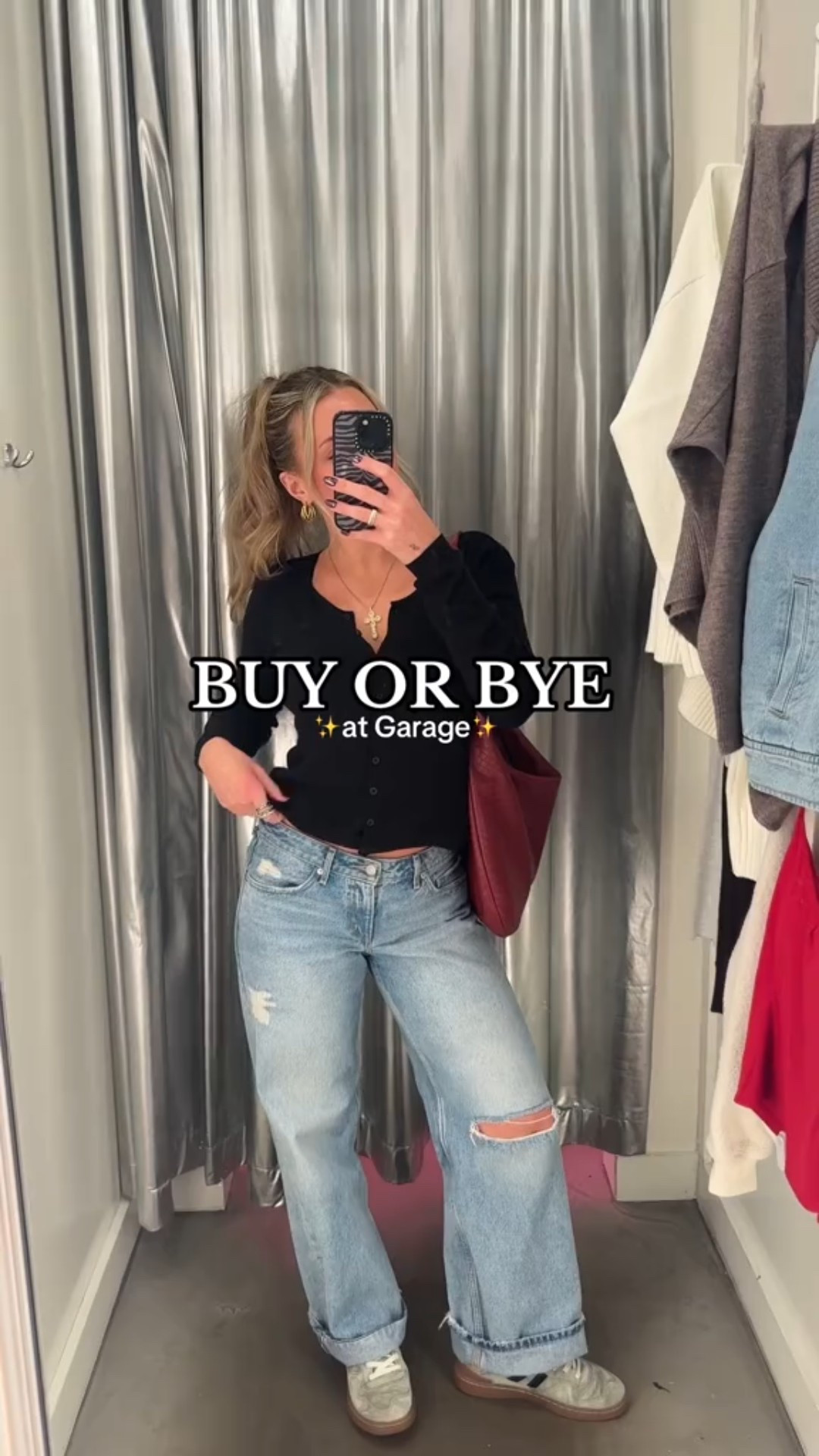 links to today’s BUY OR BYE vid <3 at Garage Clothing!

#LTKU #LTKSeasonal