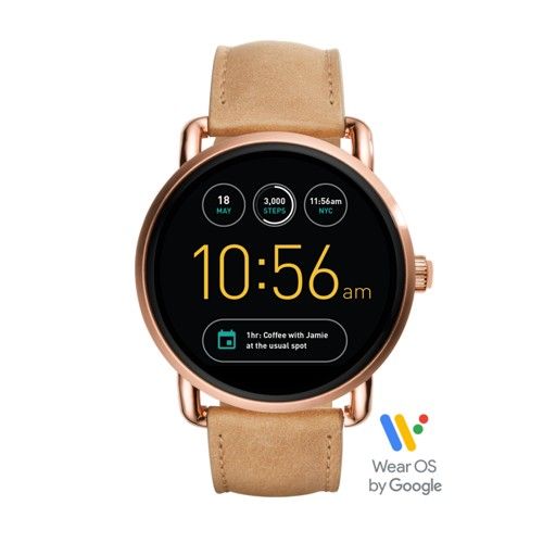Fossil Q Wander Touchscreen Light Brown Leather Smartwatch Ftw2102 | Fossil (US)