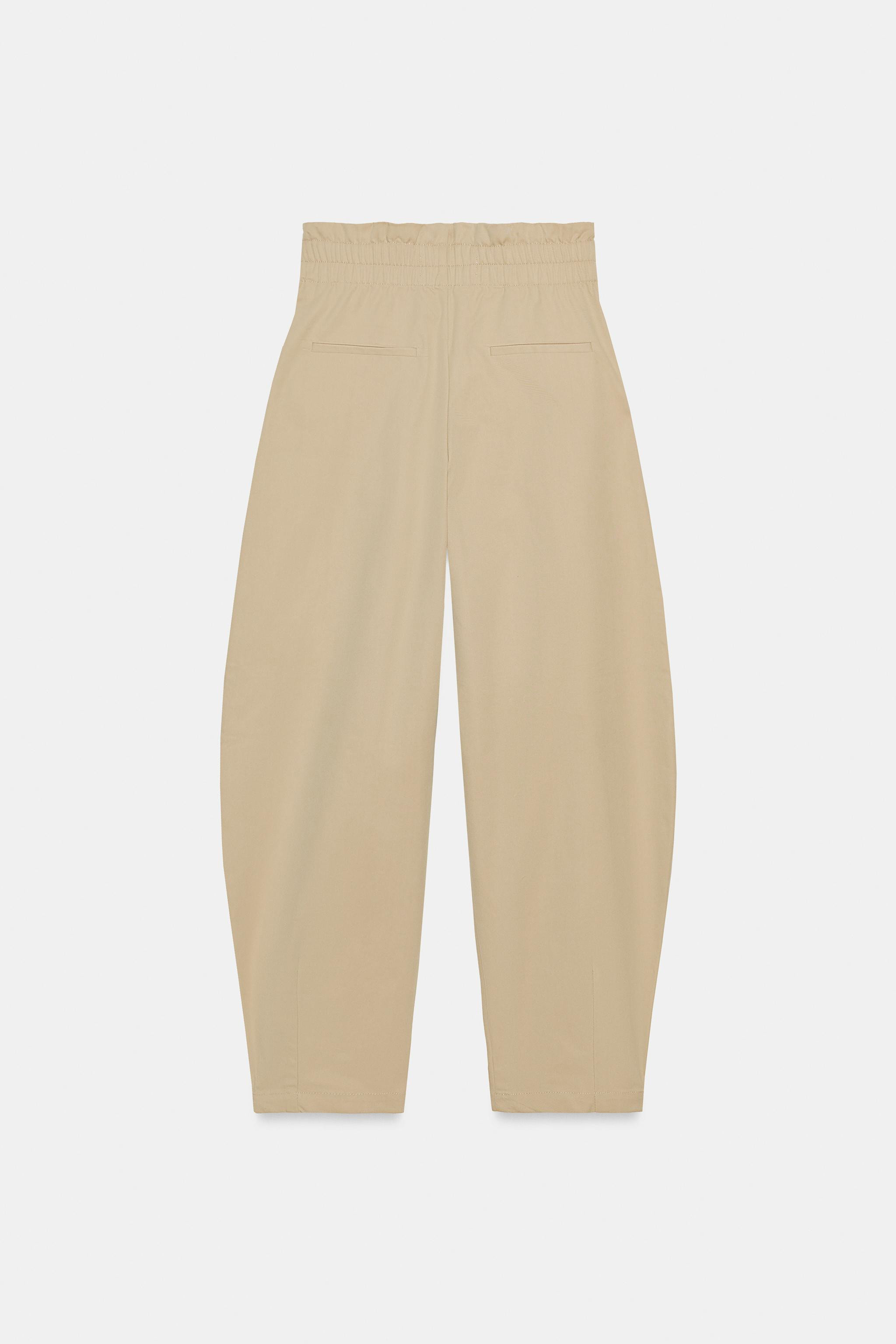 BALLOON PAPERBAG PANTS | Zara US