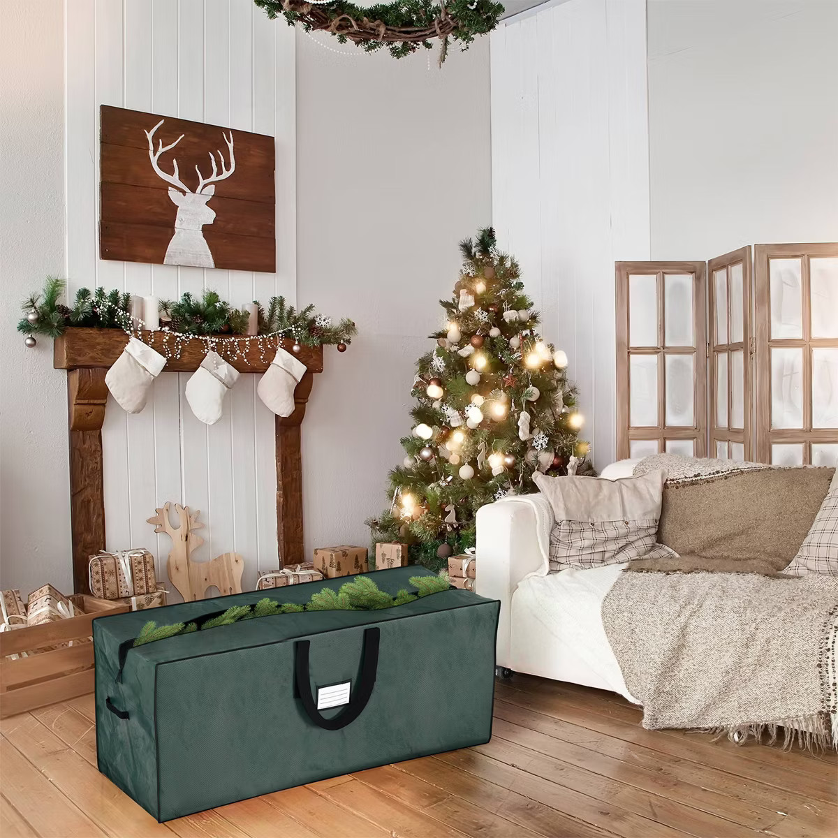 Elf Stor 5066 XMAS Storage Bag Green | Target