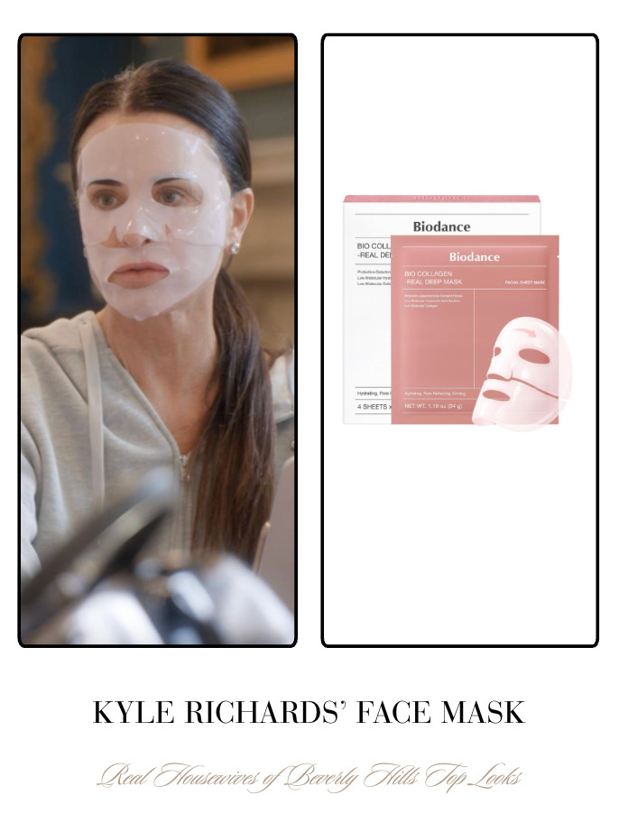 Kyle Richards' Face Mask 

 