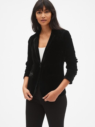 Velvet Blazer | Gap US
