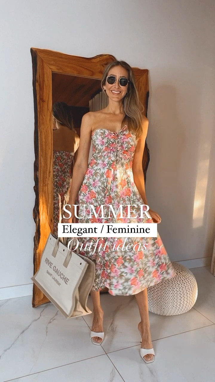 Feminine and elegant summer outfits that I am loving.  This floral dress is the perfect summer dress. The fitting is wonderful and the fabric has an amazing rich fabric. It runs true to size and I am wearing a size small. These shorts and blazer made a beautiful combination with this floral top. It looks fresh and classy. I have more details and links on my stories.
.


#LTKstyletip #LTKunder100 #LTKtravel