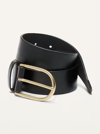 Faux-Leather D-Ring Belt for Women (1.5 inch) | Old Navy (US)