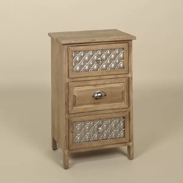 Dondale 3 Drawer Nightstand | Wayfair North America