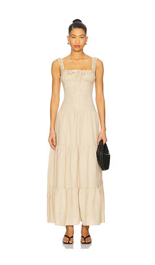 LIONESS Heart Shaped Maxi in Beige. - size M | Revolve Clothing (Global)