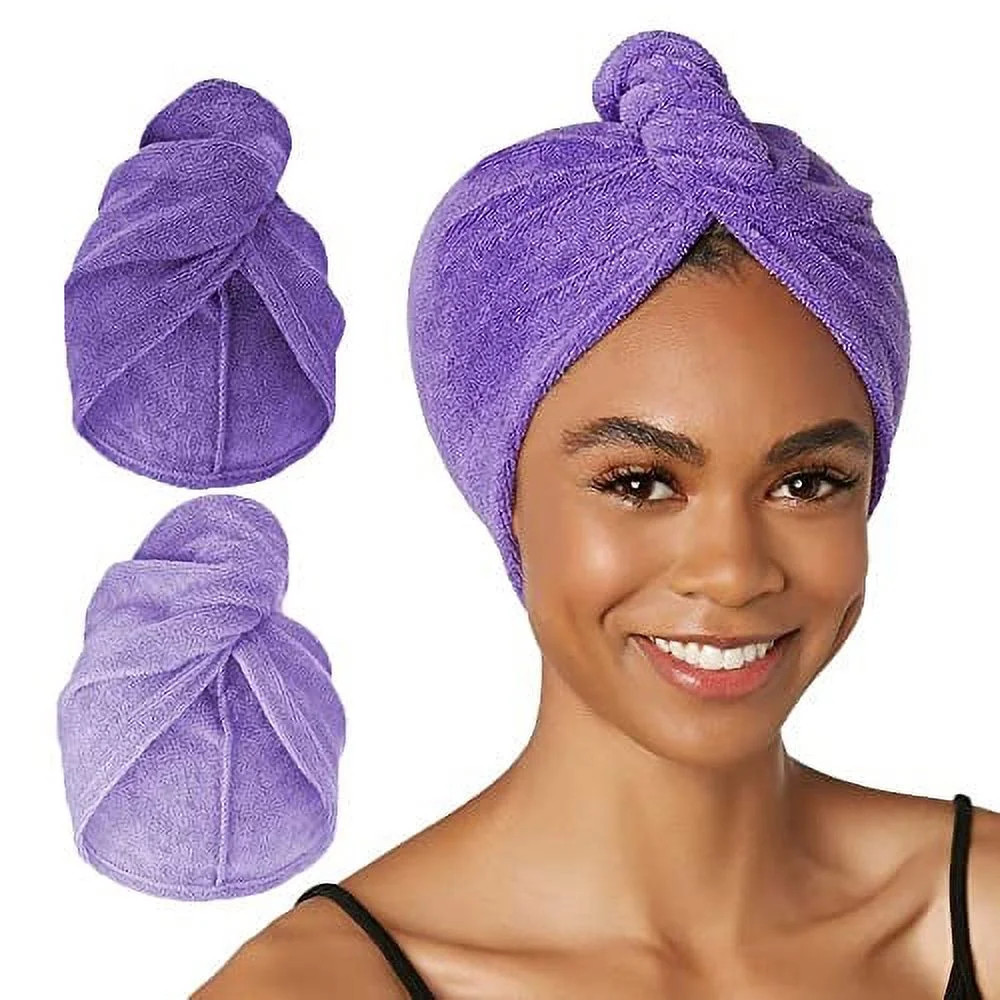 Turbie Twist Microfiber Hair Towel Wrap - The Original Quick Dry, Anti-Frizz Turban Towel for Thi... | Walmart (US)