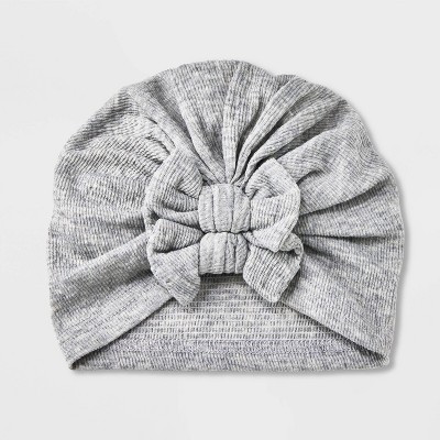Baby Turban Hat - Cat & Jack™ Gray | Target
