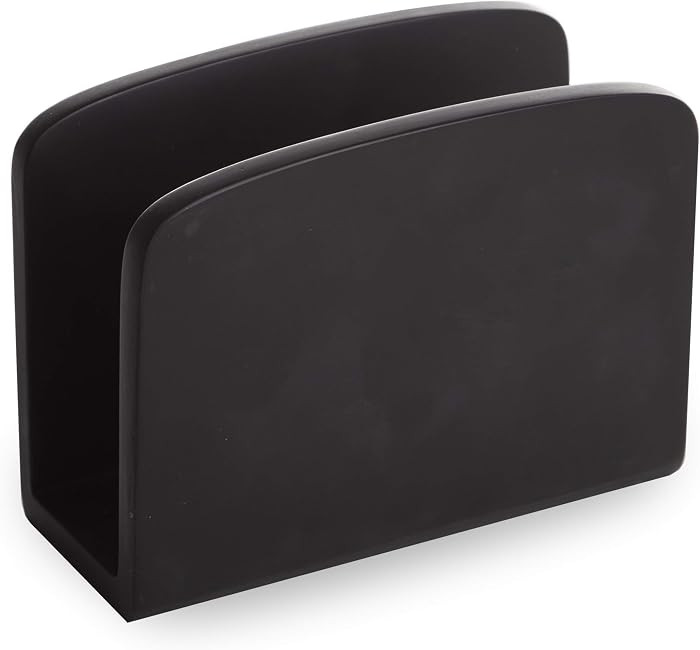 BINO Napkin Holder - Black Marble Napkin Dispenser for Dinner Table - Modern Kitchen Accessory | Amazon (US)