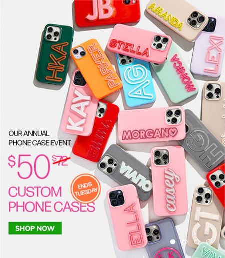 Bauble bar phone case sale! All custom cases now $50!

#LTKFindsUnder50 #LTKSaleAlert #LTKGiftGuide