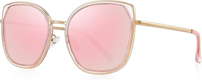 OLIEYE Cat Eye Polarized Sunglasses for Women Ladies Brand Trending Sun glasses UV400 | Amazon (US)