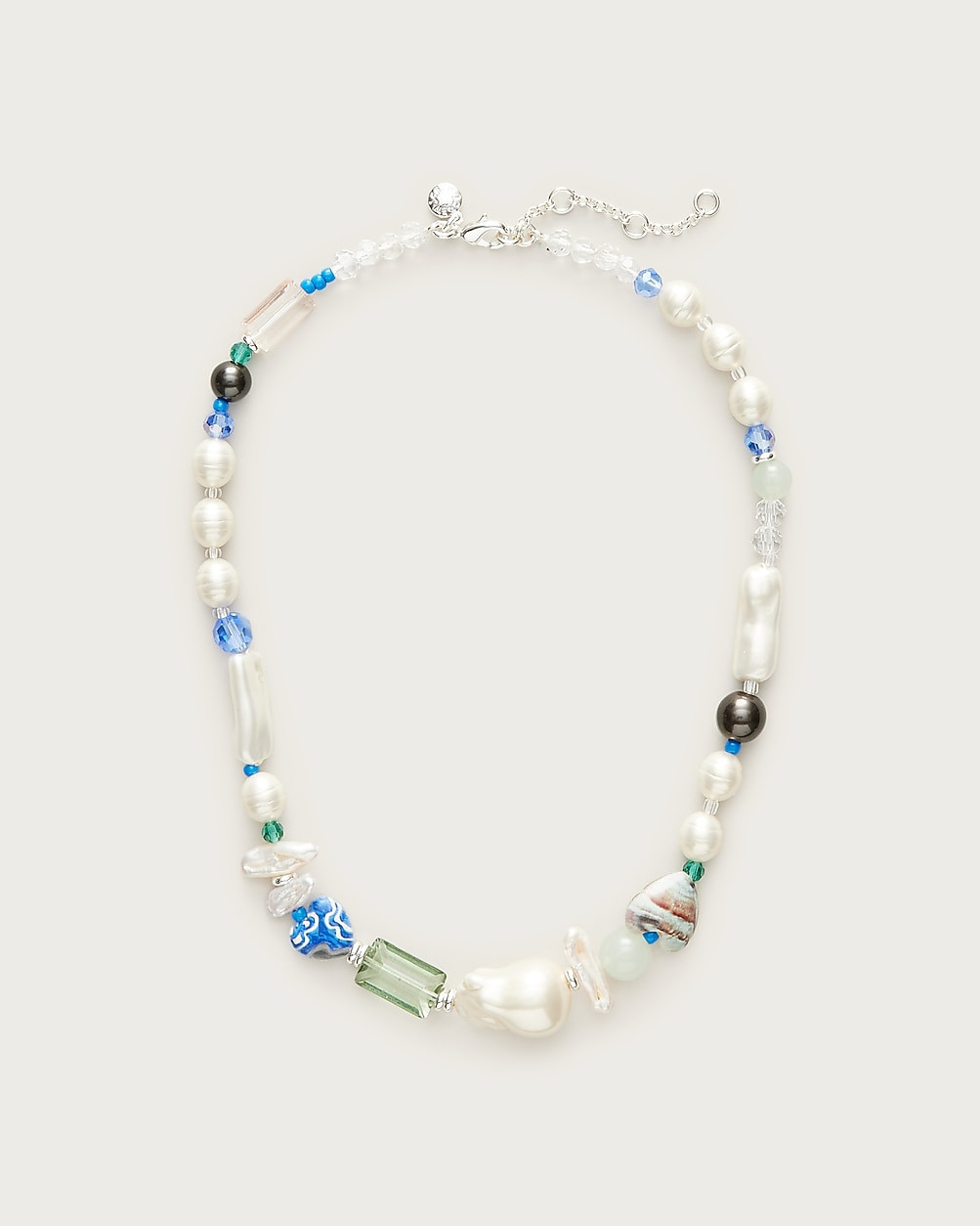 Mixed pearl and bead necklace | J. Crew US