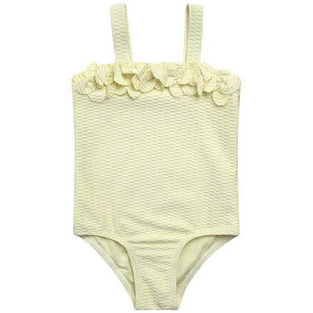 Jessica Simpson Girls' Flower One-piece Swimsuit, Sizes 4-16 | Walmart (US)