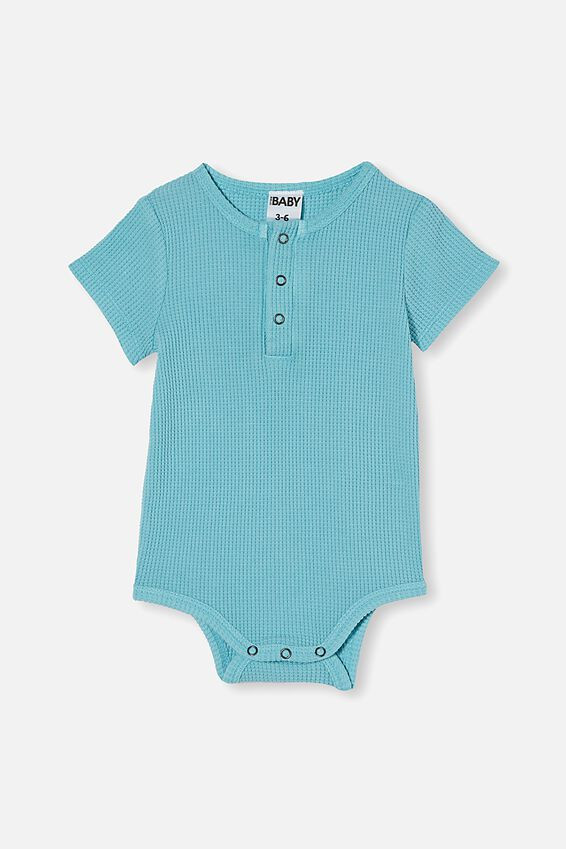 The Short Sleeve Waffle Bubbysuit | Cotton On (ANZ)