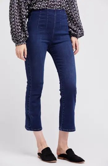 Women's Free People Pull-On Ultra High Waist Crop Bootcut Jeans | Nordstrom