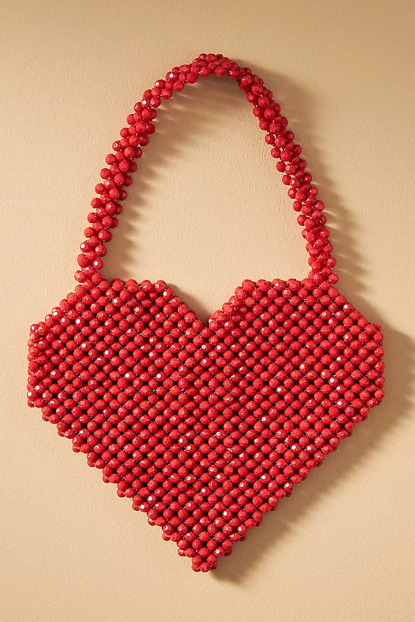Heart Icon Beaded Bag | Anthropologie (US)