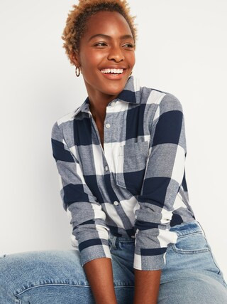 Classic Plaid Flannel Shirt for Women | Old Navy (US)