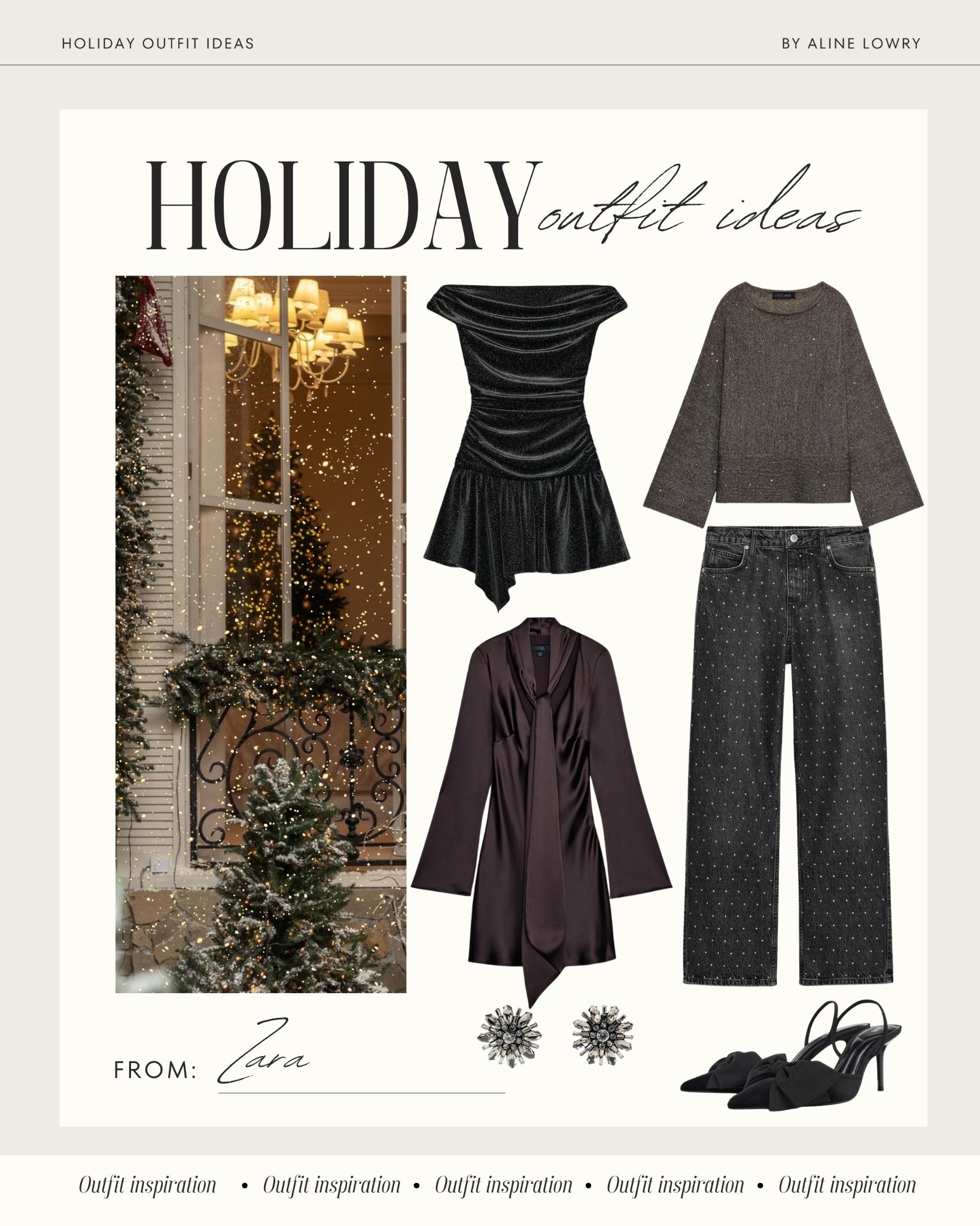Zara holiday outfit ideas ✨
Christmas outfit 
New years outfit 
Sequin, embellished, satin, shiny 

#LTKootd #LTKHoliday #LTKU