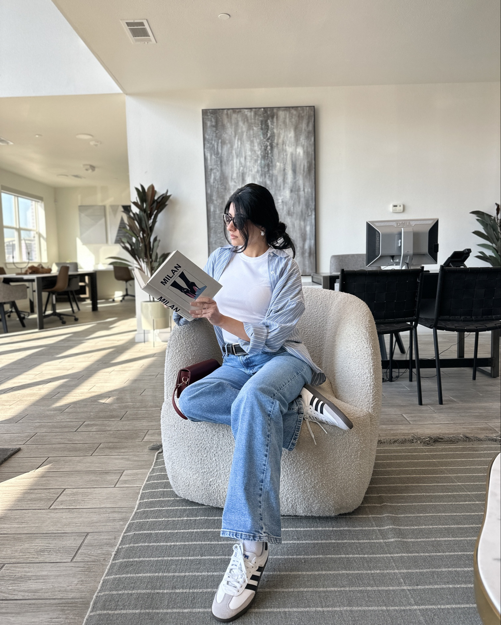 Spring outfit, spring style, spring fashion, spring transition outfit, how to style jeans outfit, styling button up top, casual elevated spring outfit, outfit ideas, styling tips, what to wear

#LTKStyleTip #LTKSaleAlert #LTKPetite