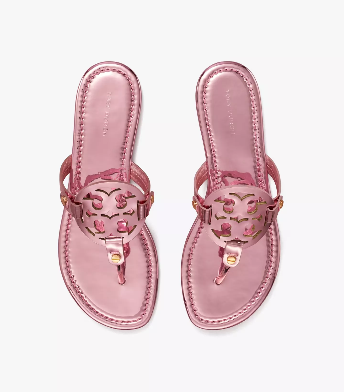 Tory Burch Miller Sandal, Leather in Pink