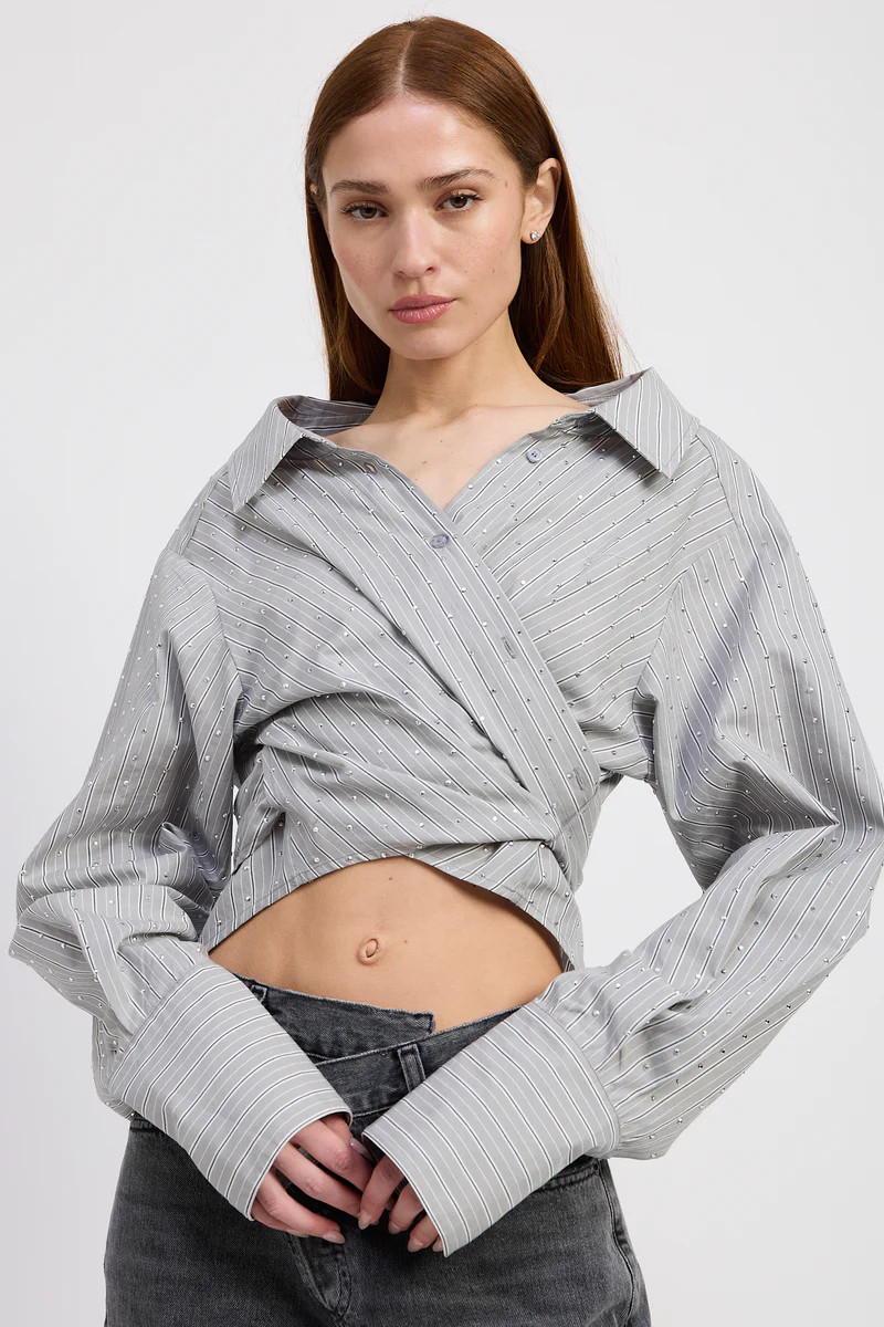 Christelle Wrap Shirt | En Saison