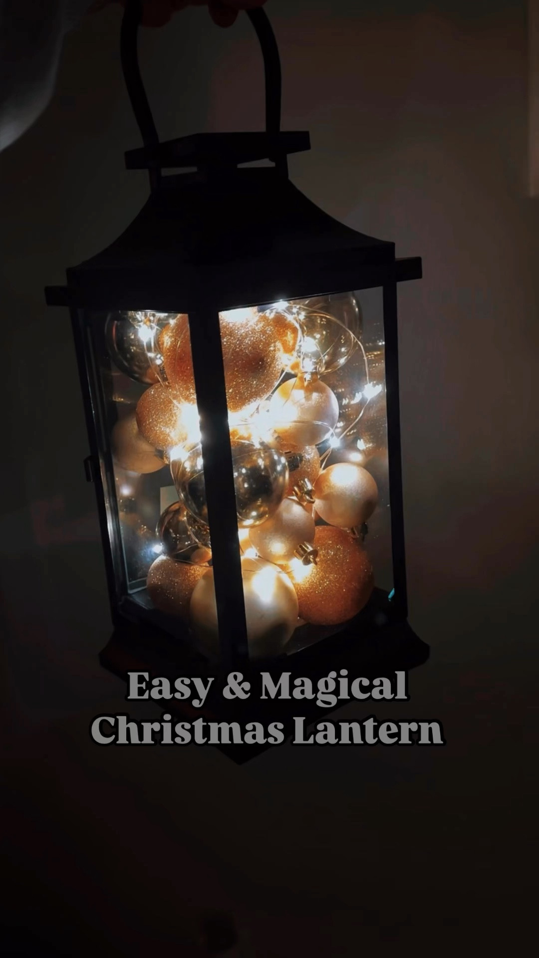 Easy DIY Christmas holiday latern decor 

#LTKHome #LTKVideo #LTKHoliday