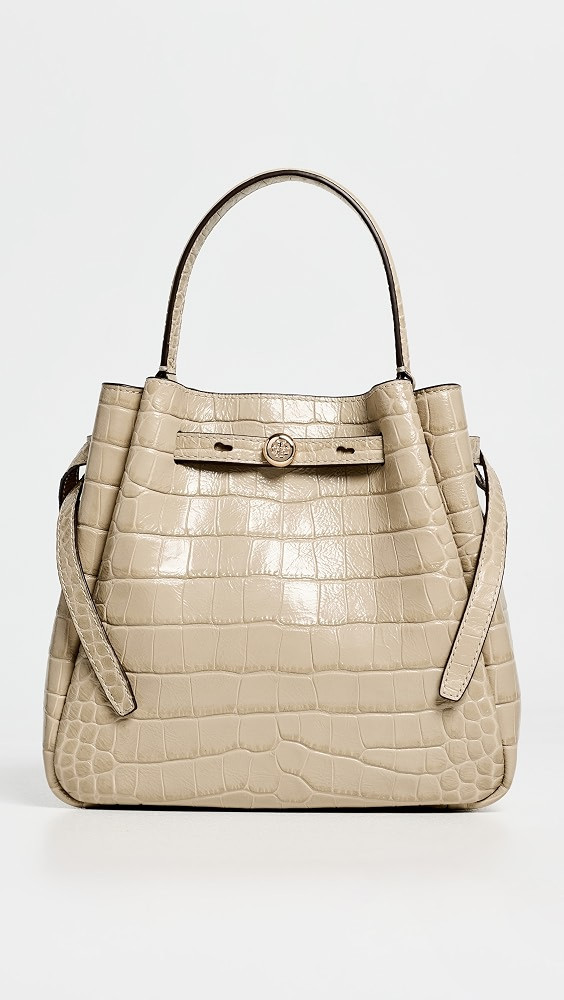 Romy Embossed Croc Bucket Bag | Shopbop